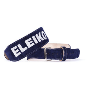 blue eleiko weightlifting belt