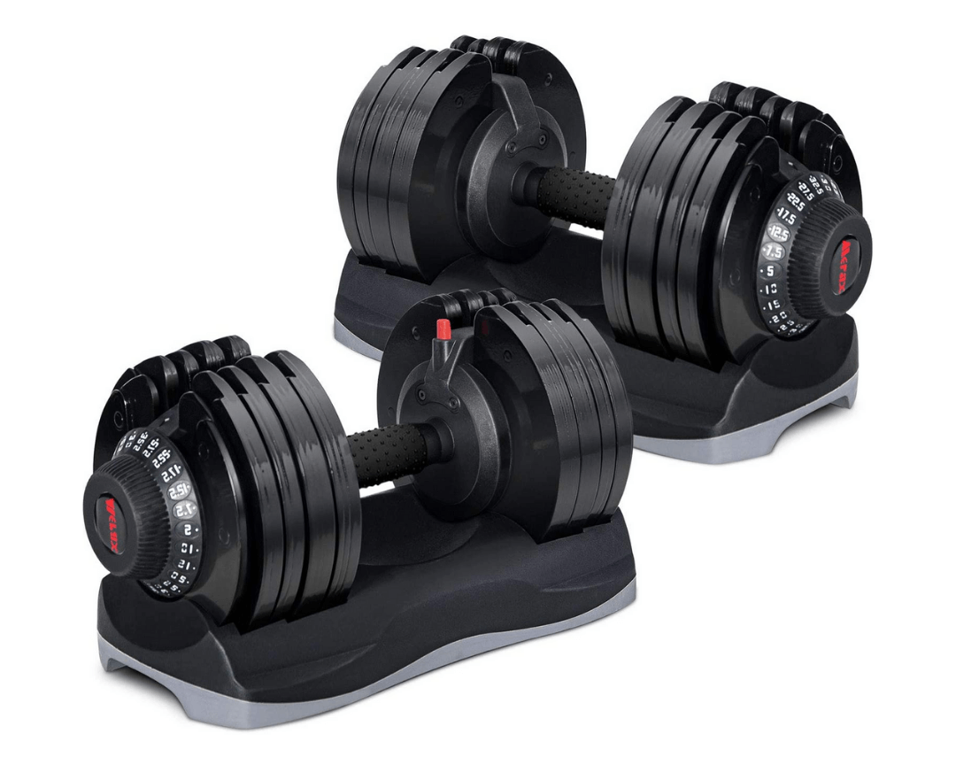 Merax Deluxe Adjustable Dial Dumbbell, July 2021 Merax Deluxe Adjustable Dial Dumbbell, July 2021
